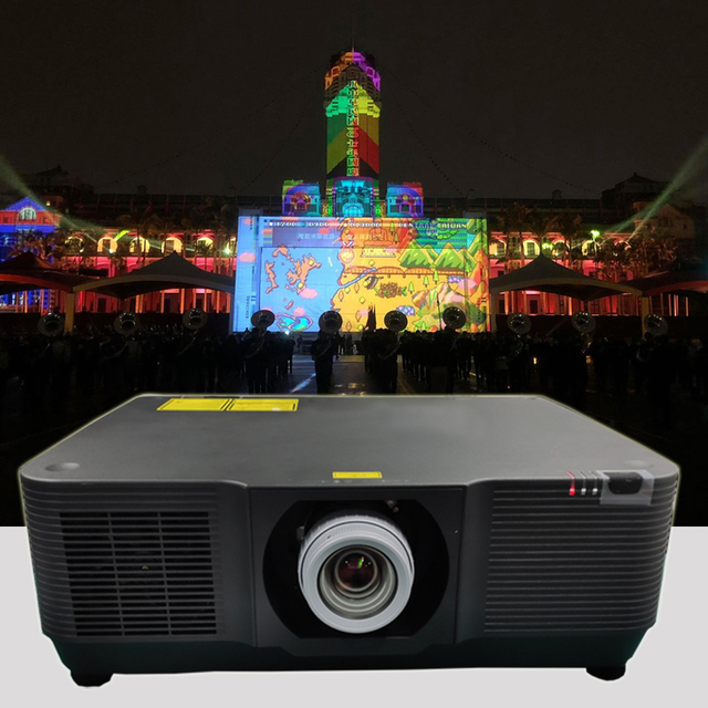 3LCD Laser Projector Mapping 3d Outdoor Projector Projector 15000 Lumens 4k