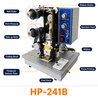 Machine de codage semi-automatique HP-241B pour l'emballage alimentaire, des boissons et pharmaceutique, date d'expiration, numéro de lot, codeur à chaud OEM