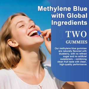 Wholesale Blue Methylene <b>Gummy</b> <b>Candy</b> Natural Energy Boost Focus Brain Booster Nootropic Cognitive Function Memory Antioxidant - Product Image 5