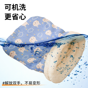 Cat <b>Sleeping</b> <b>Bag</b> Warm Enclosed Bed <b>Winter</b> Pet Bed For Cats Round Shape Polyester Fiber Fill Hand Washable Small Large Size - Product Image 4