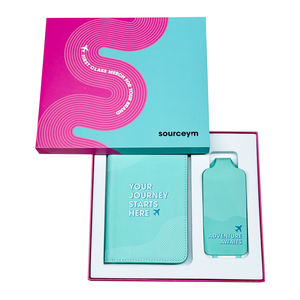 Copertina del <span class=keywords><strong>passaporto</strong></span> con cerniera in pelle sintetica personalizzabile più recente organizzatore di documenti di Design con Logo più familiari porta documenti - Product Image 3