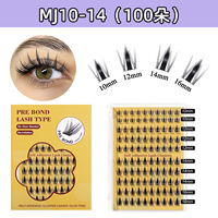 Kit de Cils Segmentés Auto-Adhésifs Sans Colle en Gros, Réutilisables, DIY, Faux Cils Autocollants avec Grande Capacité