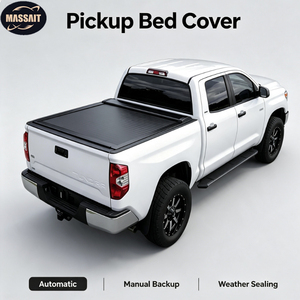 Cubierta Retráctil Eléctrica Manual MASSAIT para Toyota Hilux Revo Nissan Navara PRO Z9, de Aluminio - Product Image 4