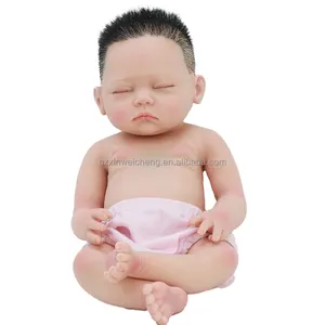 46 cm Reborn 아기 사랑스러운 시뮬레이션 아기 인형 수제 장난감 소녀 생일 선물 실리콘 소프트 바디 인형 Dropshipping
