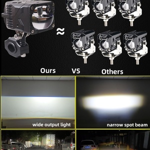 S15 Spot Lights <b>Led</b> Bi Beam Projection Lens 58w <b>Led</b> <b>Projector</b> Lens Max Blue Film <b>Led</b> Headlight Car Light Accessories - Product Image 5