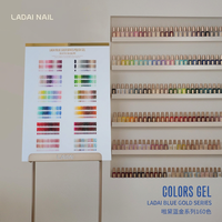 Set Kutek Gel LADAI 160 Warna, Bebas HEMA & TPO, Dengan Bagan Warna & Stand Display Lantai