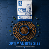 Nouvelle Formule Premium 10KG N4P Aliment Sec pour Chats Protéines de Poulet, Thon et Saumon Fortifiées en Taurine Riches en Oméga pour un Pelage Brillant