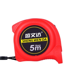 Red NEW ABS bền nhựa Metric và inch thép Cai Trị 3M/5M/7.5m /10M băng công cụ đo lường - Product Image 1