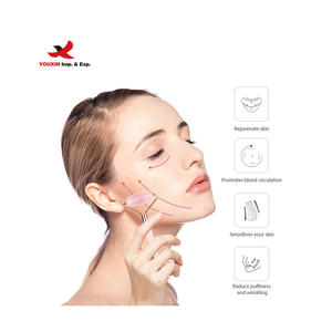 Juego de Rodillo de Jade y Gua Sha FENGFLY con Logotipo Personalizado, 2 Piezas, Rodillo de Masaje Facial de Plástico con Aceite, Precio Bajo por Compra Combinada - Product Image 4