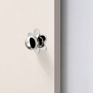 Poignée de porte de tiroir de commode de cuisine en laiton massif Qiansi HK0355, petite <span class=keywords><strong>marguerite</strong></span>, laiton antique - Product Image 5