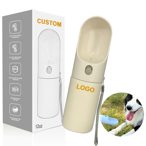 Cho Ăn Thảm 2-Trong-1 Chai Nước Cho Chó Đi Bộ Rò Rỉ Bằng Chứng Xách Tay Puppy Nước Dispenser Với Thực Phẩm Trung Chuyển - Product Image 1