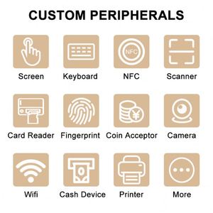 Kiosque automatique en libre-service avec écran tactile de 21,5 pouces, <span class=keywords><strong>caisse</strong></span> enregistreuse, accepteur de pièces, kiosque en libre-service, lecteur de <span class=keywords><strong>carte</strong></span> NFC - Product Image 6