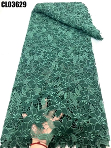 Encaje Soluble en agua suave de alta calidad, el más nuevo cordón grande de encaje Aso Ebi, tela elegante y cómoda para mujeres nigerianas - Product Image 2