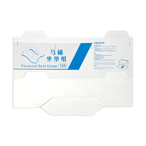 Fundas Desechables para Asiento de Inodoro, 125 Unidades, para Uso en Hoteles y Oficinas - Product Image 1