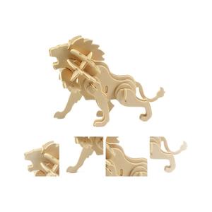 Juqi Cross-Border Hot-Selling <span class=keywords><strong>Puzzle</strong></span> en bois Jouets éducatifs pour enfants 12 Zodiac 3Diy Ornements de bureau pour petits animaux - Product Image 1