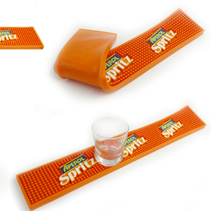 Aperol <span class=keywords><strong>spritz</strong></span>-rollos de derrames de pvc suave para juguetes y esterillas de cerveza redondas para bebés, barra, estera de goma - Product Image 1