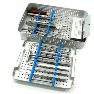 Kit Quirúrgico Personalizado de Instrumentos Ortopédicos Manuales de Acero Inoxidable para Pequeños Fragmentos, con Placa de Bloqueo Óseo Mini y Tornillos, CE - Product Image 1