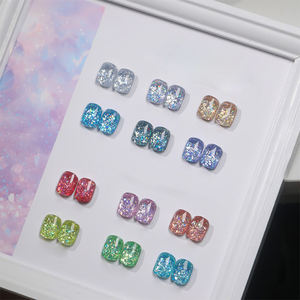 AILANUO - Juego de 12 Esmaltes de Uñas en Gel UV con Purpurina Reflectante - No Tóxico, Vegano, Ecológico, de Larga Duración y de Lujo - Product Image 1