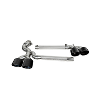 Système d'échappement arrière en acier inoxydable 304 pour BMW X3 G45 G48 2025+ style OEM avec embouts quadruples, embouts en fibre de carbone en option