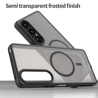 Pour Sony Xperia 1 VII coque de téléphone antichoc anti-empreintes digitales ne jaunit jamais coque de téléphone translucide sensation de peau magnétique