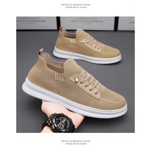 Chaussures de sport décontractées pour hommes en maille respirante, à lacets, semelle souple en PVC, idéales pour l'automne – Vente en gros fabricant - Product Image 6