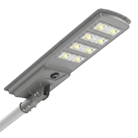 Lampe solaire intégrée pour route 30W-50W IP66 étanche, installation horizontale et verticale
