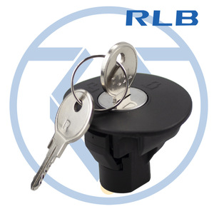 Tapa de Combustible con Cerradura RLB-D-912 para Ford Lincoln Mercury, Cubierta de Tanque de Plástico, Pieza 8U5A-9C268-B - Product Image 4