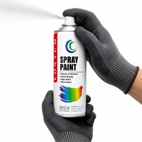 Vente en gros aérosol multicolore noir blanc or peinture miroir chromée fluorescente pour voiture
