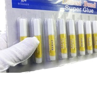 Super colle 502 tube plastique cyanoacrylate adhésif 2 g à séchage rapide