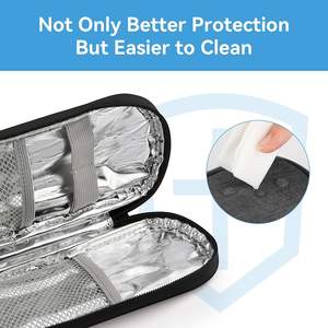 Insulin pena pendingin perjalanan Case diabetes obat terisolasi keren Organizer dengan 2 bungkus es dapat digunakan kembali - Product Image 3