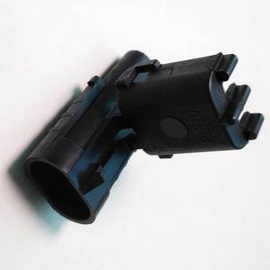 Conn外壳<span class=keywords><strong>PL</strong></span> <span class=keywords><strong>2</strong></span> POS压接RA电缆安装黑色外壳12010973 - Product Image 2