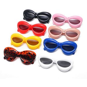 Vente en gros 2025 – Nouvelles lunettes de soleil pour enfants, monture large, style Y2K œil de chat, colorées, pour garçons et filles - Product Image 5