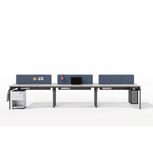 Escritorios y Estaciones de Trabajo Modernos de Oficina con Divisiones de Escritorio Personalizadas para Áreas Abiertas, de Madera, para Computadoras Portátiles - Product Image 6