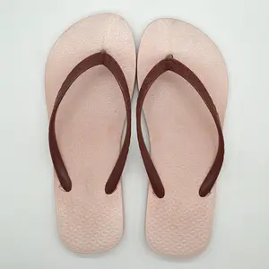 Latest customer brand summer slipper with PVC thong for women