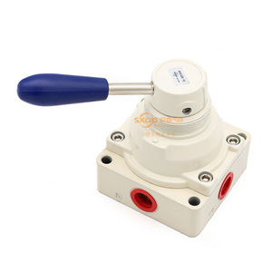 Válvula Manual de Cuatro Vías y Tres Posiciones Sxod 4Hv230-08, Tamaño de Puerto de 1/2 Pulgada, para Medios a Temperatura Normal - Product Image 2