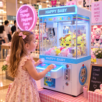 Joyplay Mini machine à griffes personnalisée, petite machine commerciale d'arcade à griffes pour jouets en peluche et cadeaux, pour enfants