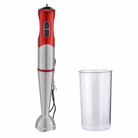 Mixeur Plongeant Électrique Multifonction 3-en-1 en Acier Inoxydable, 4 Lames, 2 Vitesses, Écologique, pour Usage Domestique et Hôtelier (Vente en Gros)