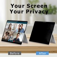 Filtre de confidentialité magnétique de haute qualité GOFSHIELD pour ordinateur portable Microsoft Surface Pro 12 2025, protection d'écran anti-espionnage 15 pouces