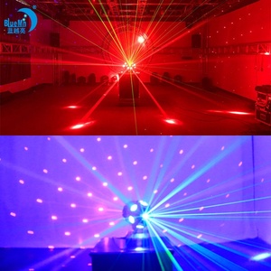 Luz láser de cabeza móvil 4 en 1 de tres bolas de alta calidad, 18 Uds., para centro comercial, Hotel, casa en vivo, luz de efecto de rendimiento de circo - Product Image 5