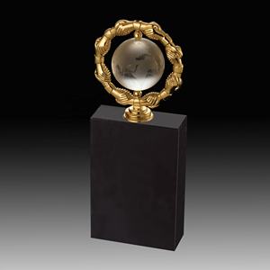 Di cristallo e oro placcato <span class=keywords><strong>aquila</strong></span> trofei e premi - Product Image 3