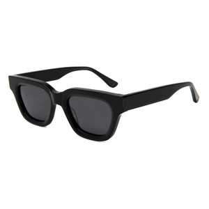 Unisex Rectangle <b>Sunglasses</b> Full Rim Black Frame UV400 Protection Adult Sun Protection - Product Image 1