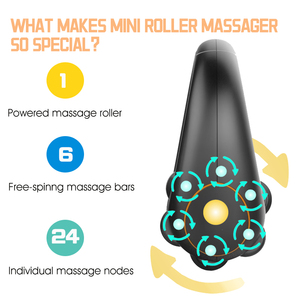 2025 Tragbares Geschenk des Handheld <span class=keywords><strong>Body</strong></span> Vibrator Festivals mit rotierendem Kopf-und Rollen therapie gerät für <span class=keywords><strong>Massage</strong></span> geräte und rotierende Therapie - Product Image 4
