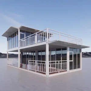 supplier area application 2 story large container prefab home office feature modular prefabricated house 20ft 40ft
