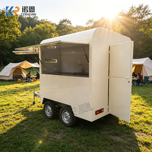 Fastfoodtruck, mobiele roestvrijstalen volledig uitgeruste koffiemachine, concessietrailer met complete keuken - Product Image 4
