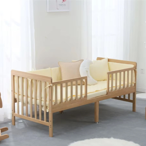 Cunas de Madera Modernas 4 en 1 Convertibles para Niñas, Muebles de Cama y Cuna para Dormitorio - Product Image 5