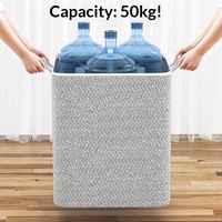 Sac de rangement pour vêtements et couettes de style japonais en tissu non tissé, en forme de cube, grande capacité, sac de déménagement pour chambre à coucher