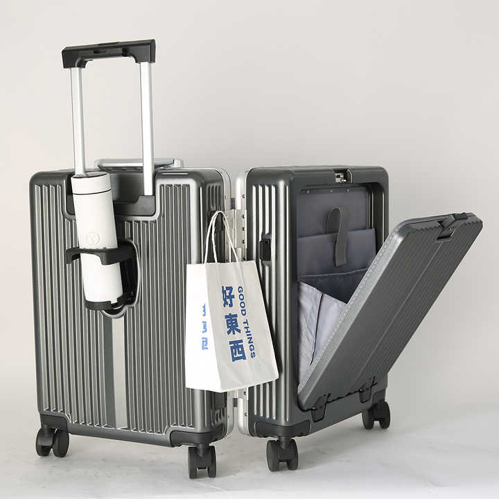 Suitcase Large Capacity Aluminium Frame Luggage