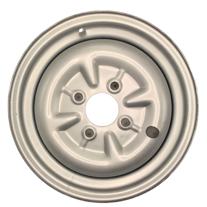 Nuevas <span class=keywords><strong>llantas</strong></span> de 400-12 pulgadas para Bajaj Tuk cubo de rueda trasera de acero para motocicleta Triciclo de tres ruedas - Product Image 1
