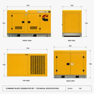 Cummins Original QSK60-G8 Diesel <strong>Generator</strong> Set 2250KVA 1800KW High-power Industrial Diesel Genset 10.5KV 50Hz <strong>Generator</strong> Diesel - Product Image 2