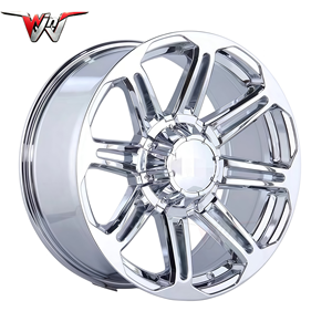Cerchi in Lega ad Alte Prestazioni da 17-18 Pollici <span class=keywords><strong>4X4</strong></span> SUV 6X139.7 Offroad Cromati per GMC Pickup Track H1 H2 Nissan F150 - Product Image 5